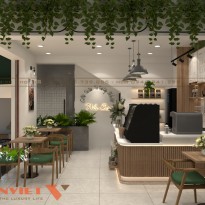 Thiết kế quán Cafe Nhà Sóc ấn tượng và nổi bật